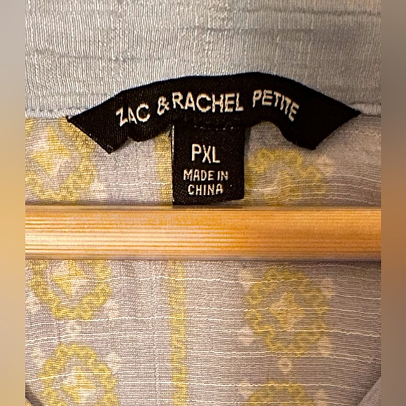 NWOT~Zac & Rachel Blouse (Petite) - Picture 7 of 8